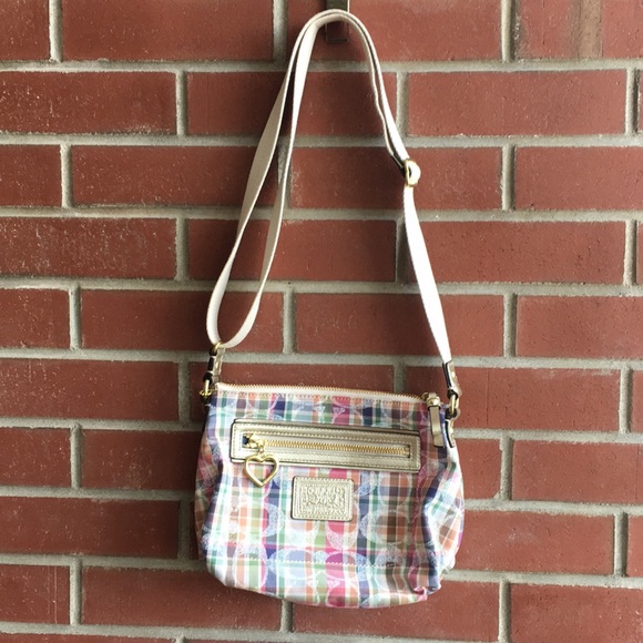 Coach Handbags - 🌸Rare🌸Coach Poppy Daisy Madras Crossbody